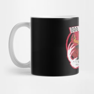 Boo! And even more boos. Halloween haunted house. Mug